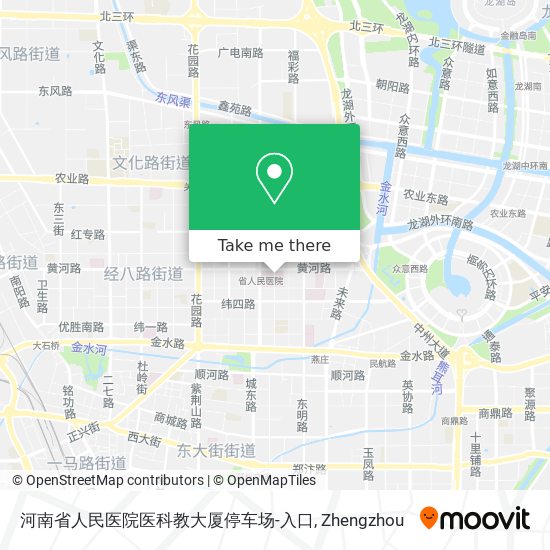 河南省人民医院医科教大厦停车场-入口 map