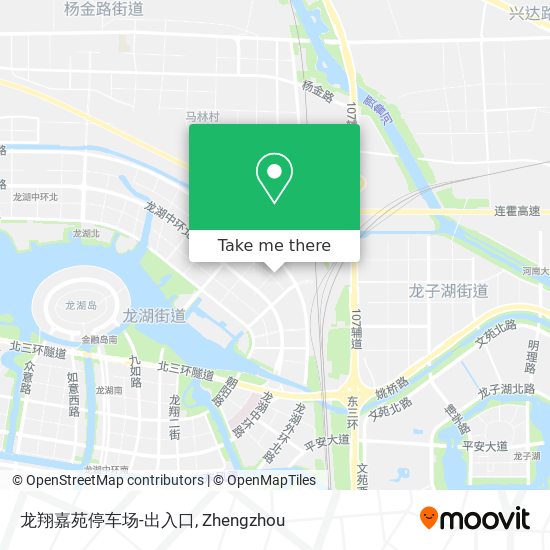 龙翔嘉苑停车场-出入口 map