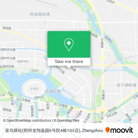 菜鸟驿站(郑州龙翔嘉园6号院4栋103店) map