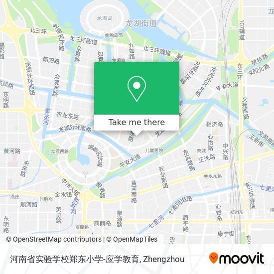 河南省实验学校郑东小学-应学教育 map