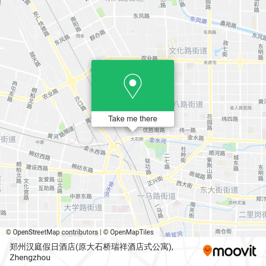 郑州汉庭假日酒店(原大石桥瑞祥酒店式公寓) map