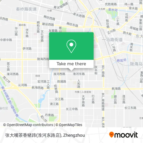 张大嘴茶香猪蹄(淮河东路店) map