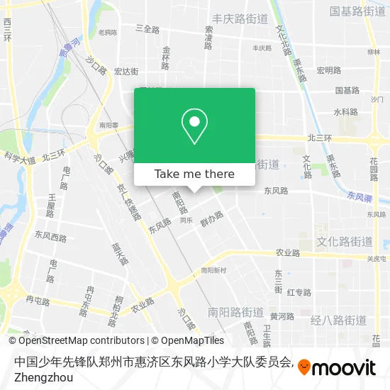 中国少年先锋队郑州市惠济区东风路小学大队委员会 map