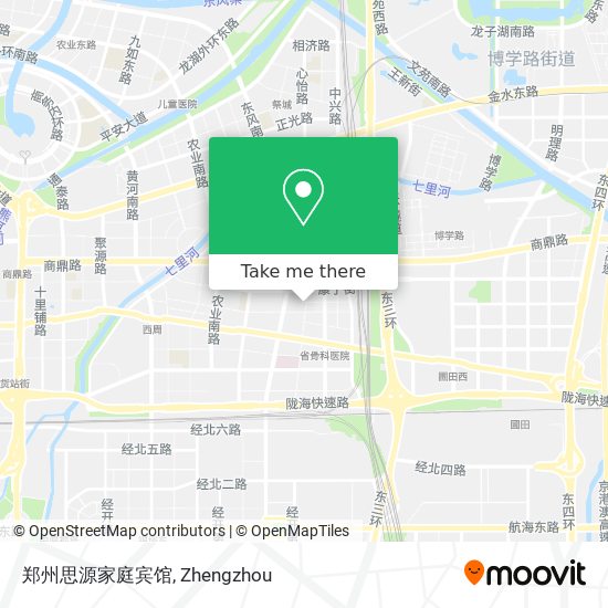 郑州思源家庭宾馆 map