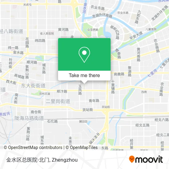 金水区总医院-北门 map