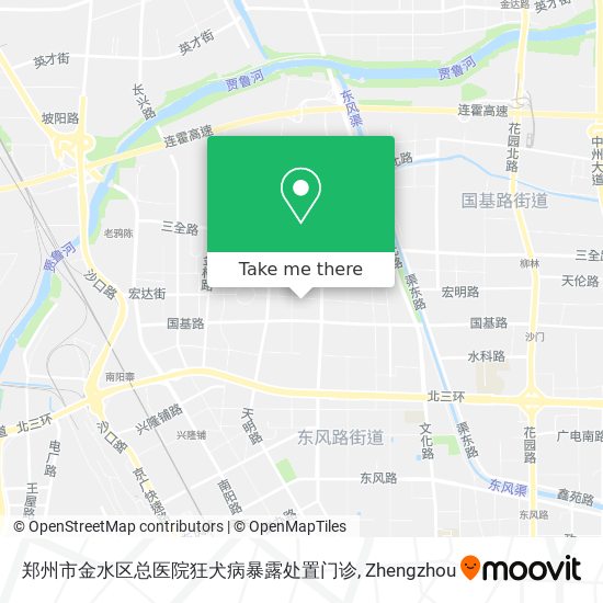 郑州市金水区总医院狂犬病暴露处置门诊 map