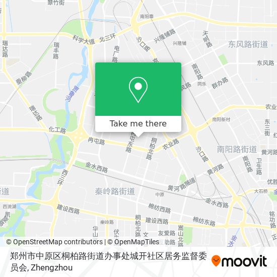 郑州市中原区桐柏路街道办事处城开社区居务监督委员会 map