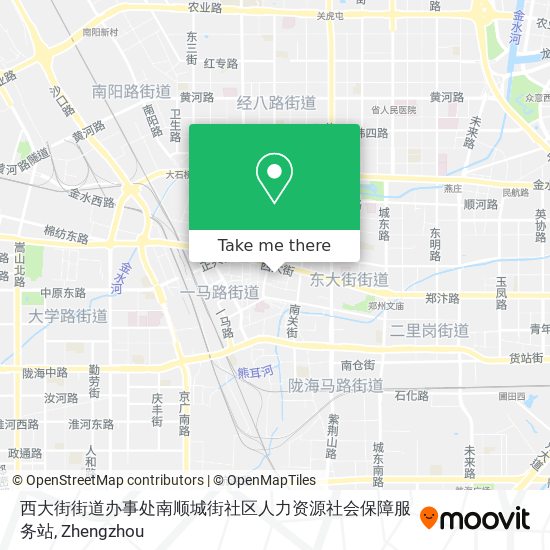 西大街街道办事处南顺城街社区人力资源社会保障服务站 map