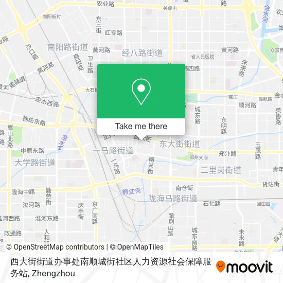 西大街街道办事处南顺城街社区人力资源社会保障服务站 map