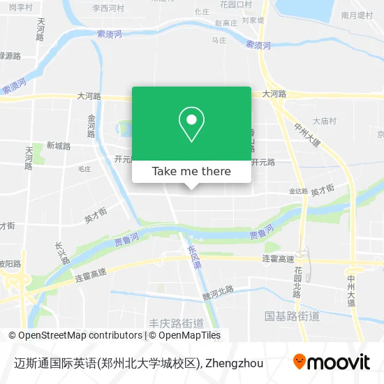 迈斯通国际英语(郑州北大学城校区) map