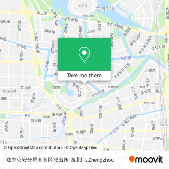 郑东公安分局商务区派出所-西北门 map