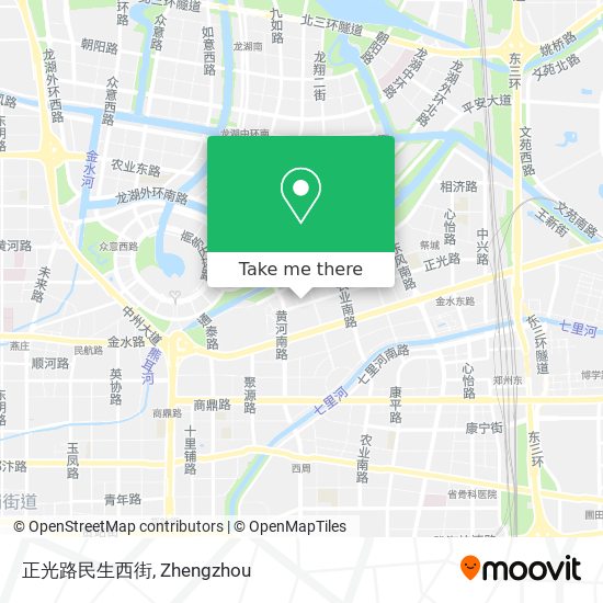 正光路民生西街 map