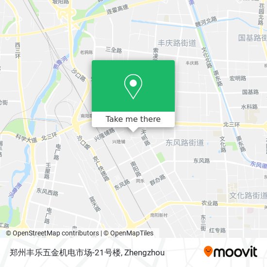 郑州丰乐五金机电市场-21号楼 map