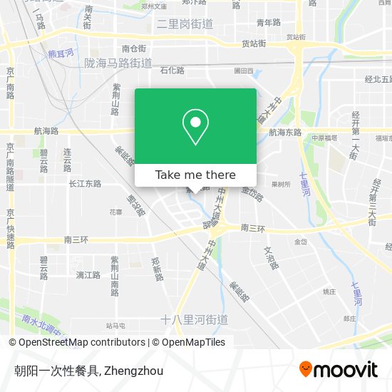 朝阳一次性餐具 map