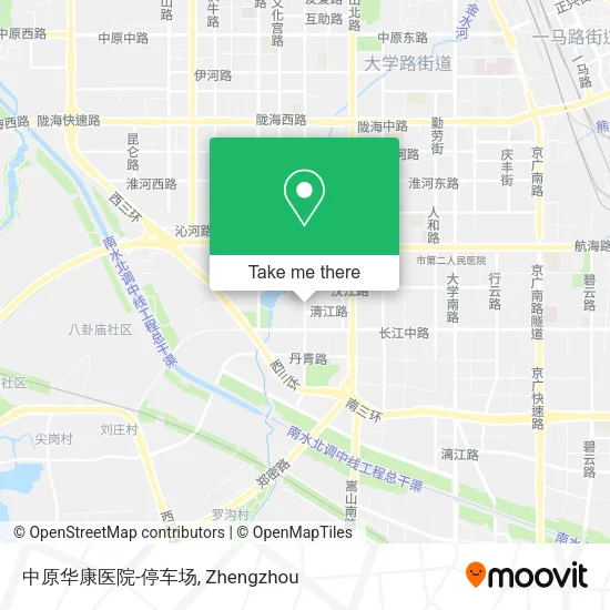 中原华康医院-停车场 map