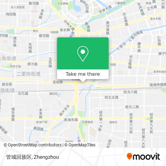 管城回族区 map