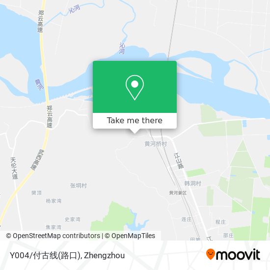 Y004/付古线(路口) map