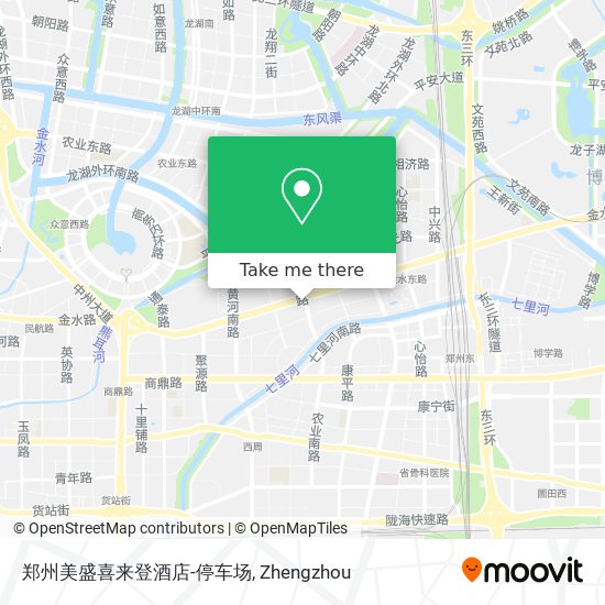 郑州美盛喜来登酒店-停车场 map