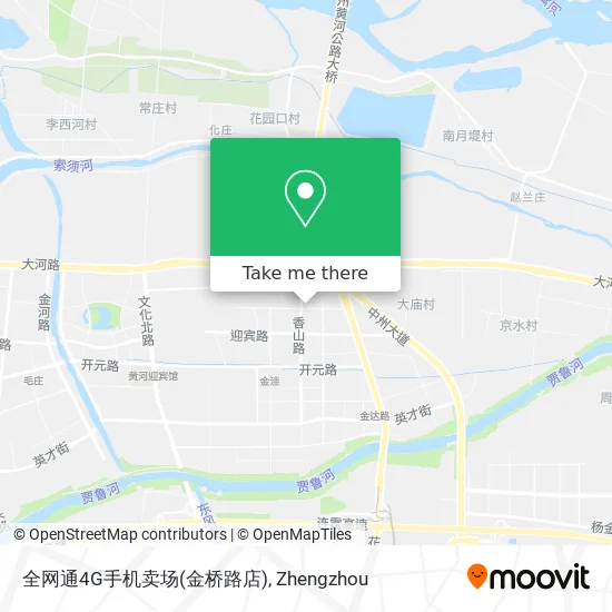 全网通4G手机卖场(金桥路店) map