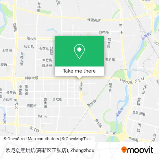 欧尼创意烘焙(高新区正弘店) map