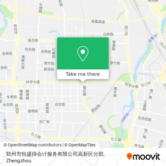 郑州市恒盛得会计服务有限公司高新区分部 map