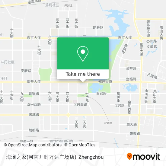 海澜之家(河南开封万达广场店) map
