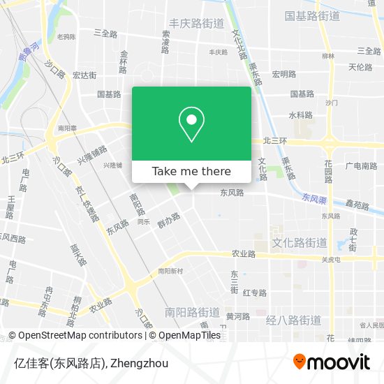 亿佳客(东风路店) map