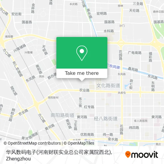 华风数码电子(河南财联实业总公司家属院西北) map