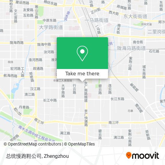 总统慢跑鞋公司 map