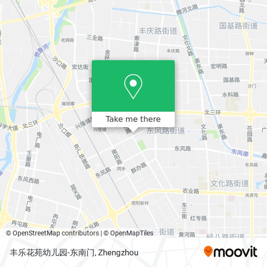 丰乐花苑幼儿园-东南门 map