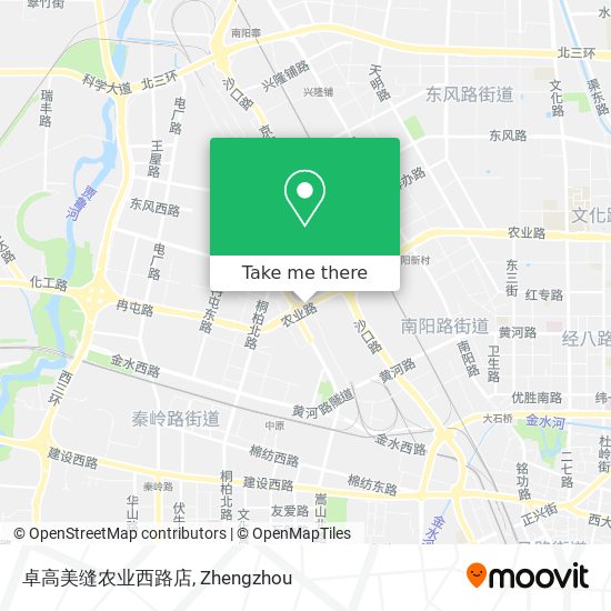 卓高美缝农业西路店 map