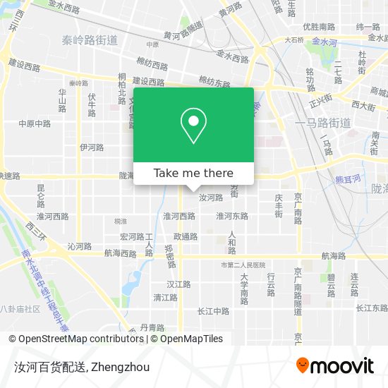 汝河百货配送 map
