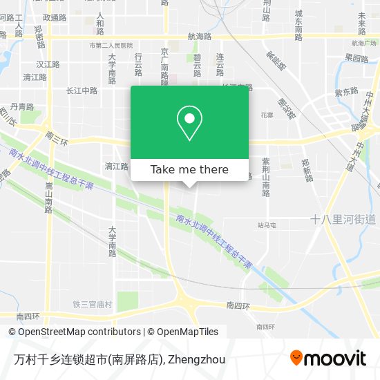 万村千乡连锁超市(南屏路店) map