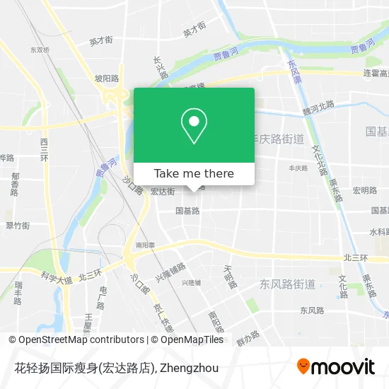 花轻扬国际瘦身(宏达路店) map