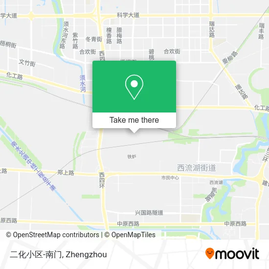 二化小区-南门 map