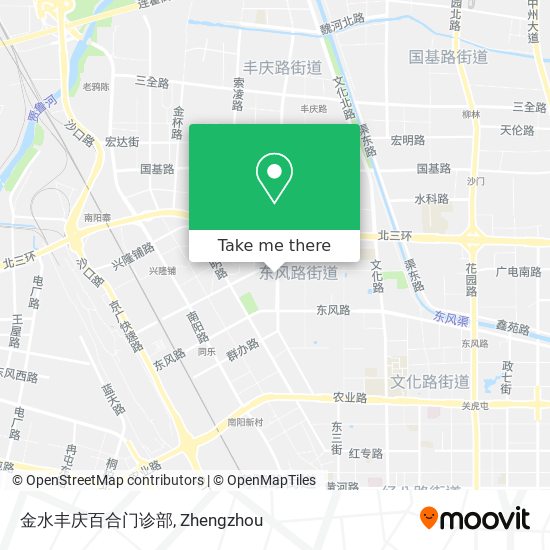 金水丰庆百合门诊部 map
