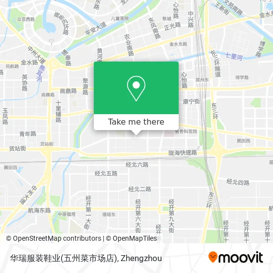 华瑞服装鞋业(五州菜市场店) map