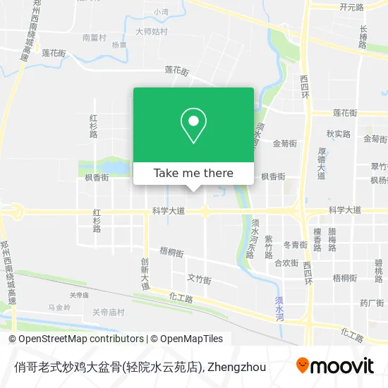 俏哥老式炒鸡大盆骨(轻院水云苑店) map