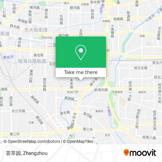 荟萃园 map