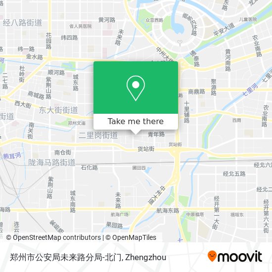 郑州市公安局未来路分局-北门 map
