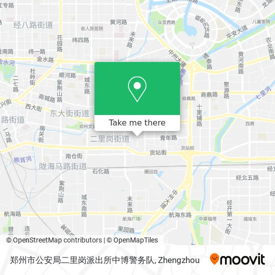 郑州市公安局二里岗派出所中博警务队 map