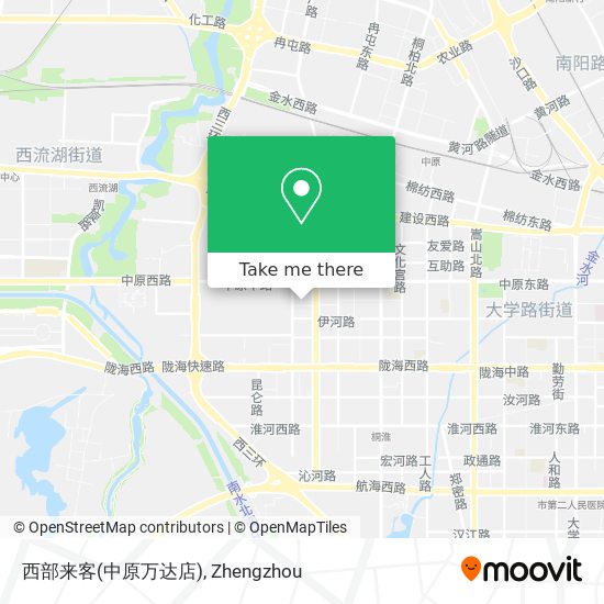 西部来客(中原万达店) map
