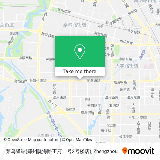 菜鸟驿站(郑州陇海路王府一号2号楼店) map