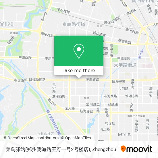 菜鸟驿站(郑州陇海路王府一号2号楼店) map