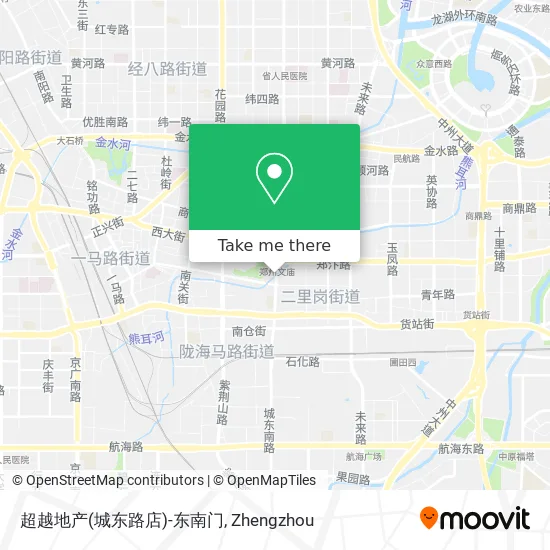 超越地产(城东路店)-东南门 map