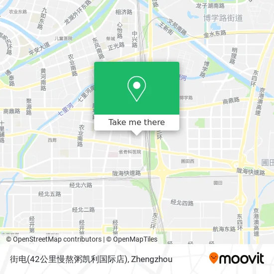 街电(42公里慢熬粥凯利国际店) map