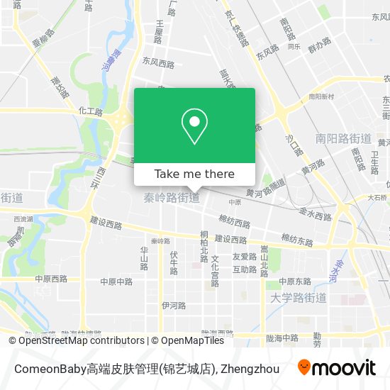 ComeonBaby高端皮肤管理(锦艺城店) map