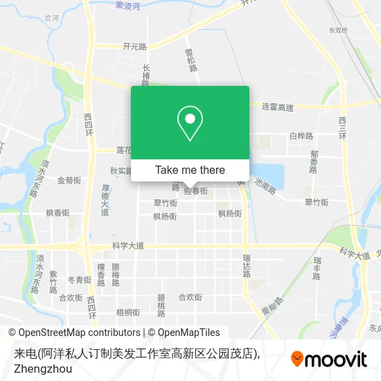 来电(阿洋私人订制美发工作室高新区公园茂店) map