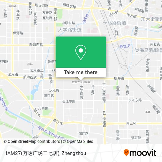 IAM27(万达广场二七店) map