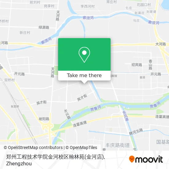 郑州工程技术学院金河校区翰林苑(金河店) map